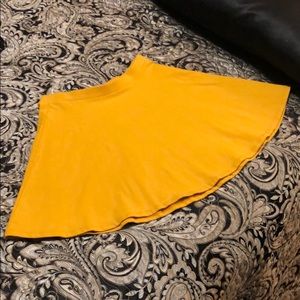 Mustard color skirt